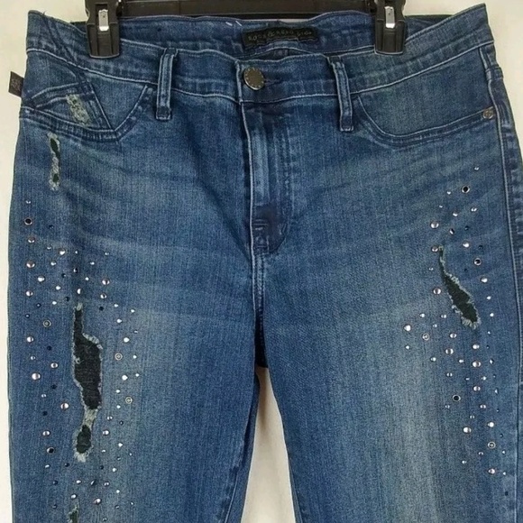 Rock & Republic Women's Embellished Jean Leggings - Picture 6 of 7